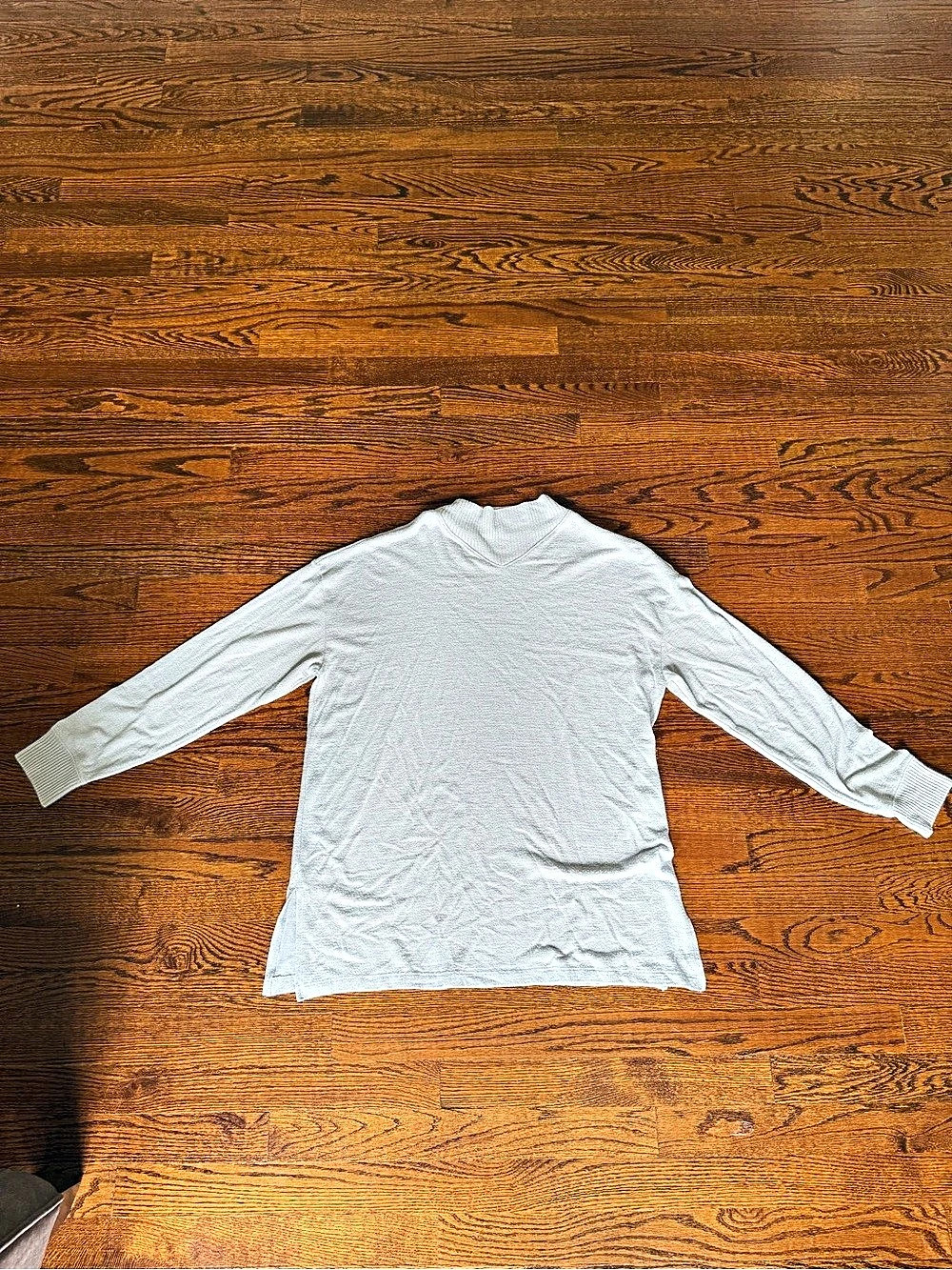 Abercrombie & Fitch Long Sleeve Mock Neck Gray XL